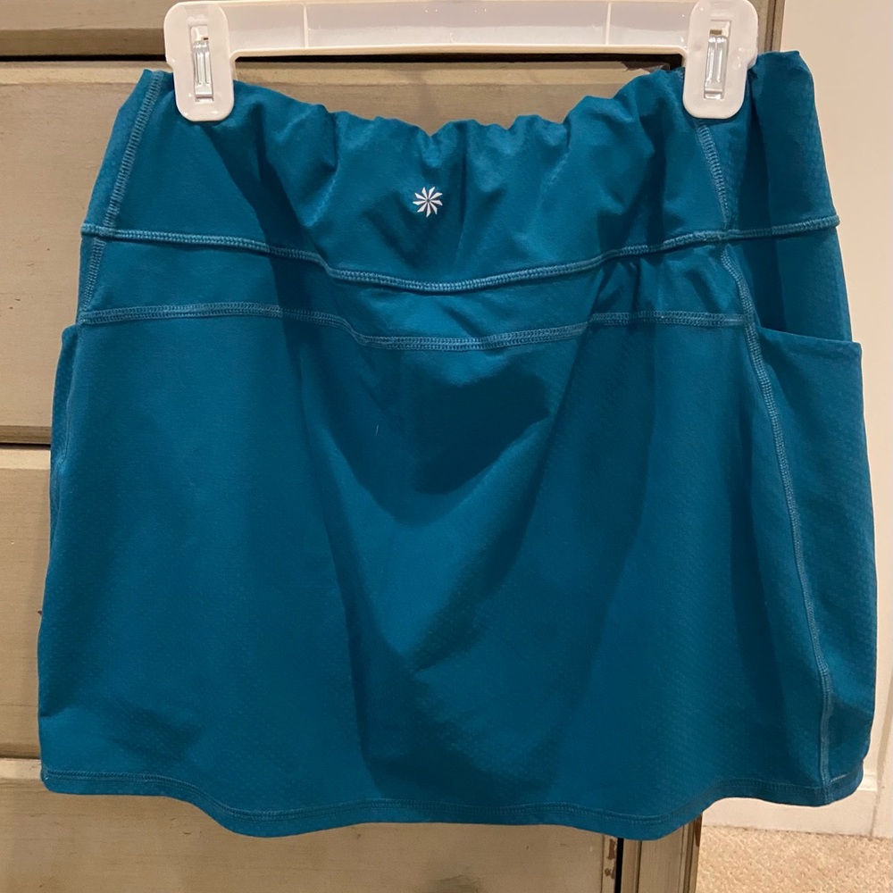 Athleta Tennis Skort Skirt Teal Shorts Athletic L